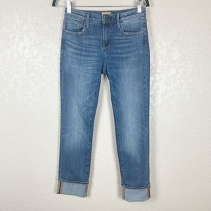 Driftwood Audrey medium wash straight leg jeans